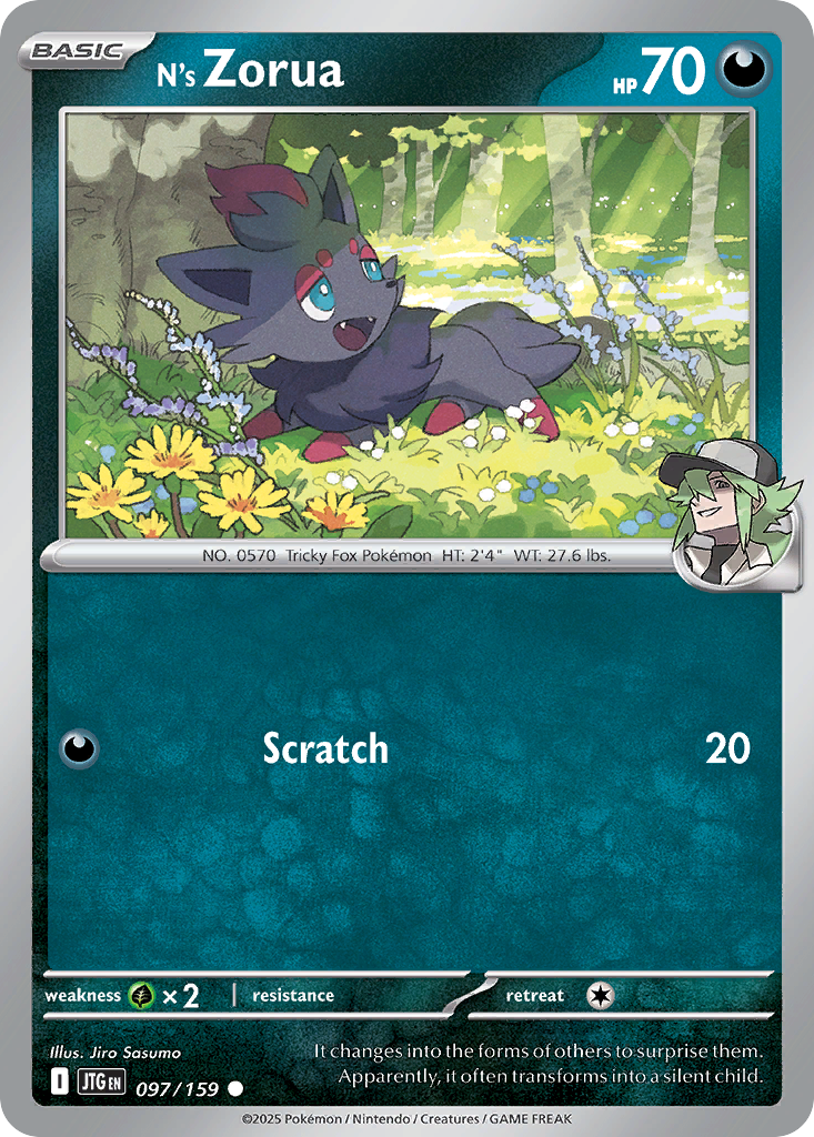N's Zorua - 097/159 - Journey Together