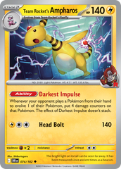 Team Rocket's Ampharos - 074/182 - Destined Rivals