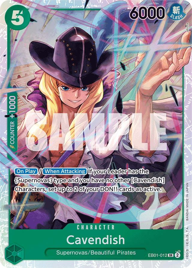 Cavendish - EB01-012 - Super Rare - Memorial Collection