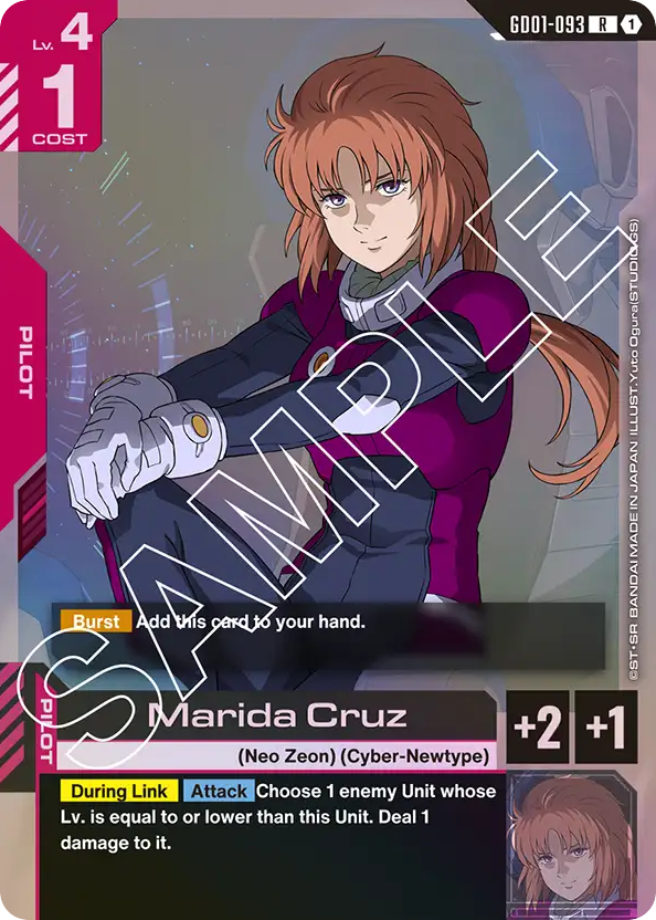 Marida Cruz - GD01-093 - Rare - Newtype Rising
