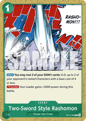 Two-Sword Style Rashomon - OP12-038 - Common - Legacy of the Master