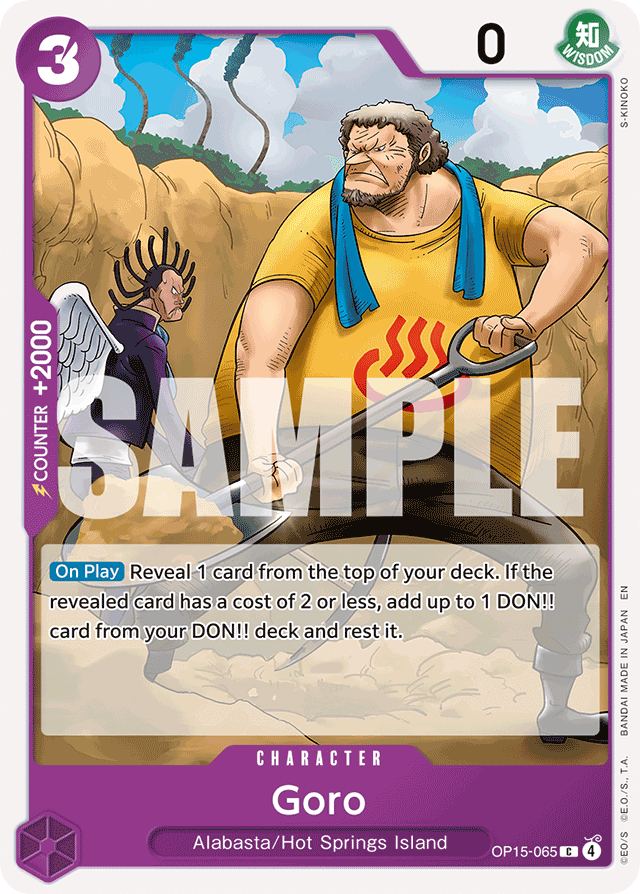 Goro - OP15-065 - Common - Adventure on Kami's Island