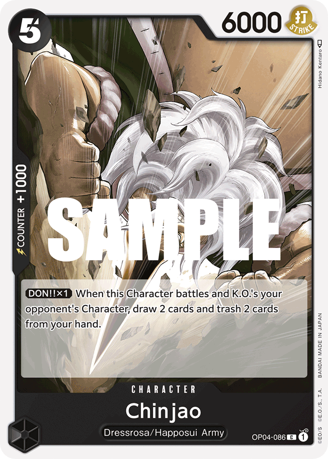 Chinjao - OP04-086 - Common - Kingdoms of Intrigue