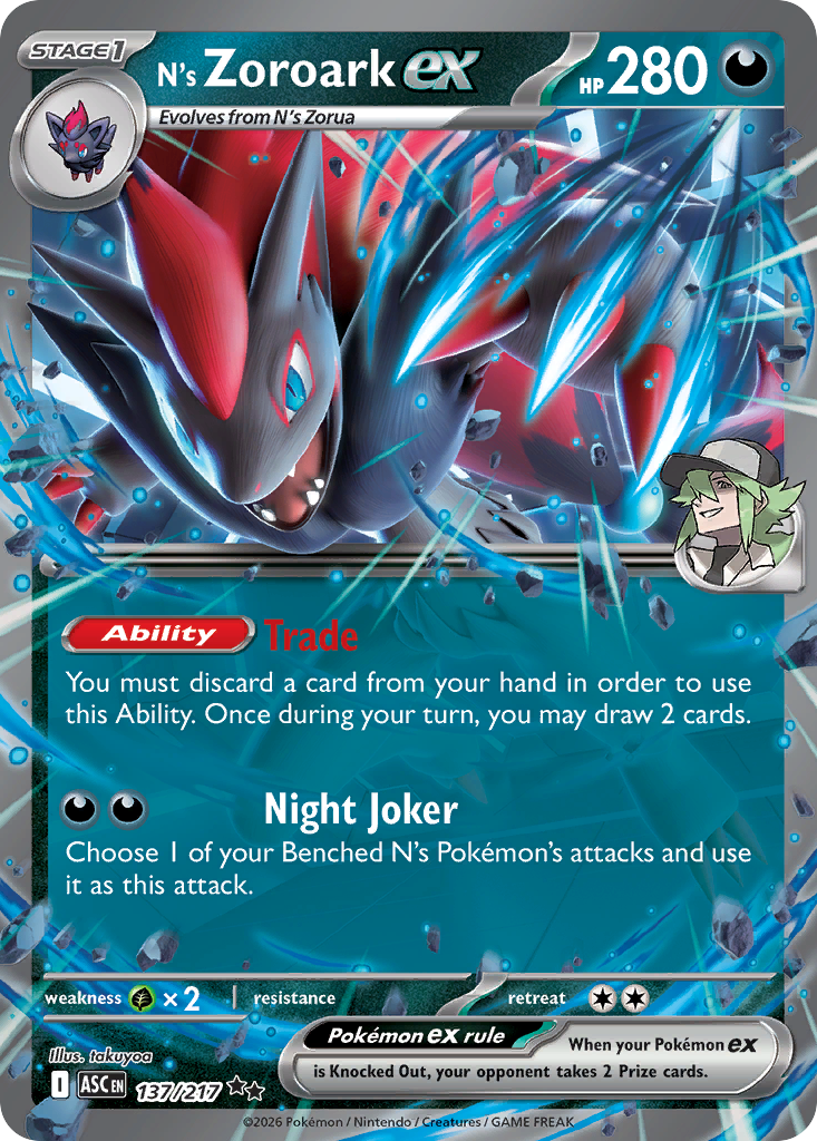 N's Zoroark ex - 137/217 - Ascended Heroes
