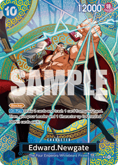 Edward.Newgate - OP13-042 - Super Rare (Special Alternate Art) - Carrying On His Will