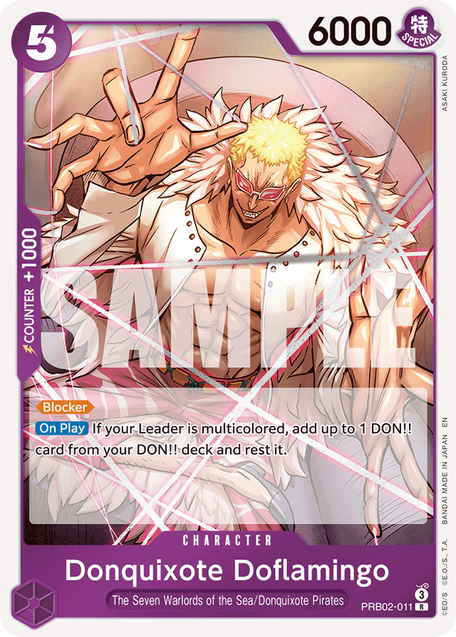 Donquixote Doflamingo - PRB02-011 - Rare - The Best Vol.2
