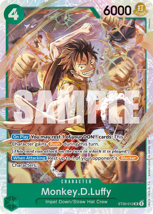 Monkey.D.Luffy - ST30-012 - Super Rare - Luffy & Ace