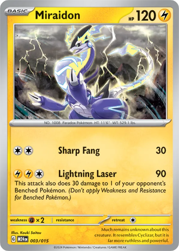 Miraidon - 03/15 - McDonald's Collection 2024