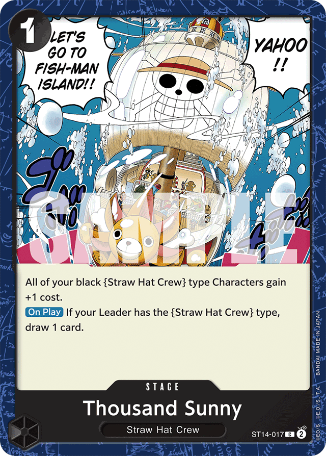 Thousand Sunny - ST14-017 - Common - 3D2Y