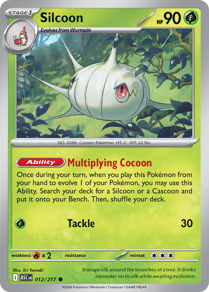 Silcoon - 012/217 - Ascended Heroes
