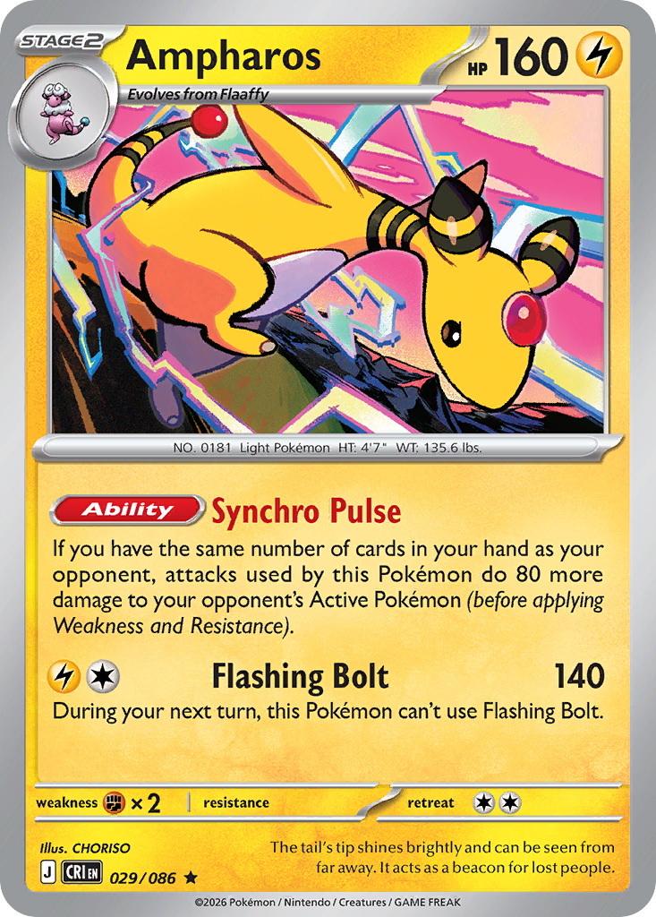 Ampharos - 29/86 - Chaos Rising