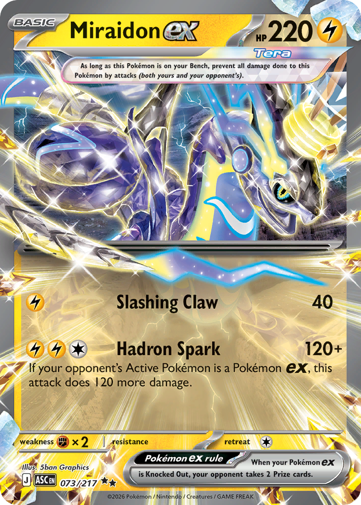 Miraidon ex - 073/217 - Ascended Heroes