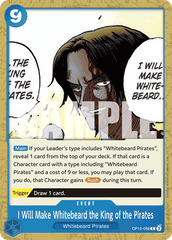I Will Make Whitebeard the King of the Pirates - OP12-058 - Common - Legacy of the Master