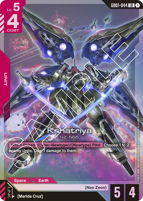 Kshatriya - GD01-044 - Legend Rare - Newtype Rising