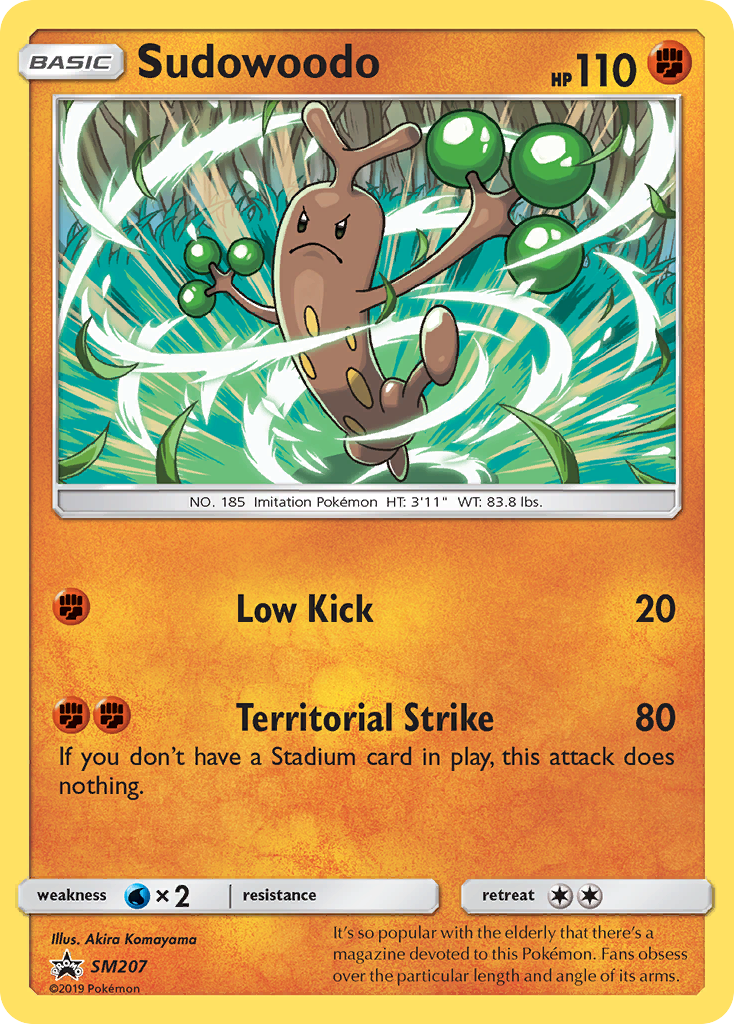 Sudowoodo - SM207 - SM Black Star Promos