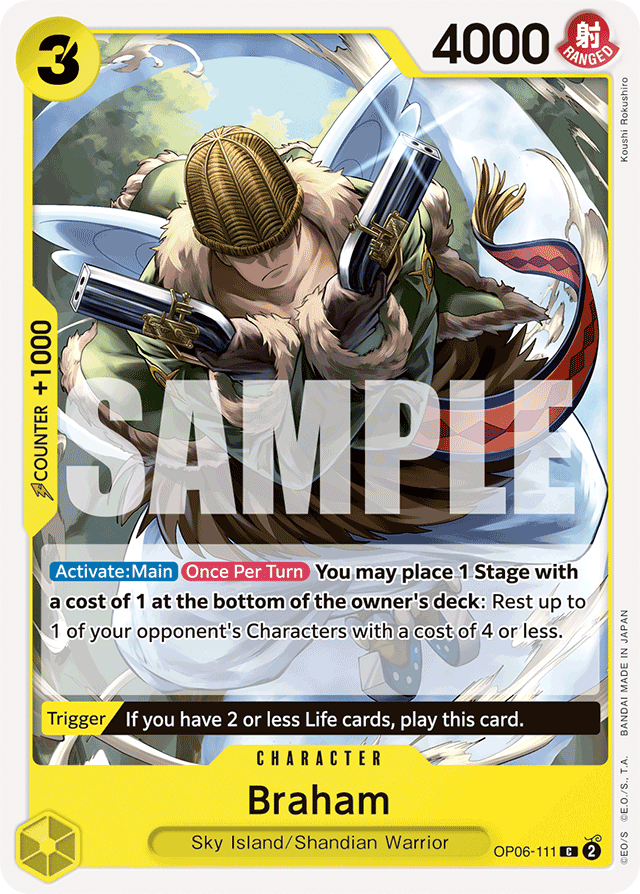 Braham - OP06-111 - Common - Wings of the Captain