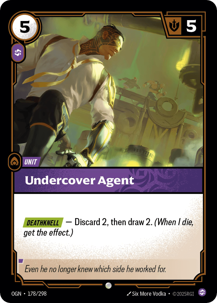 Undercover Agent - 178/298 - Common - Origins