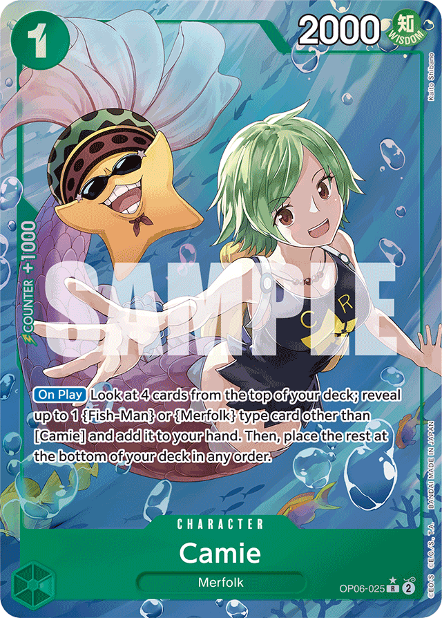 Camie - OP06-025 - Rare (Alternate Art) - Wings of the Captain