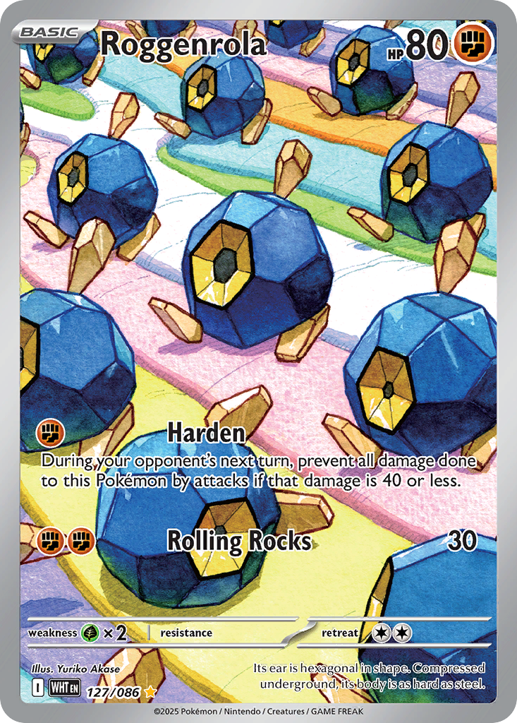 Roggenrola - 127/86 - White Flare