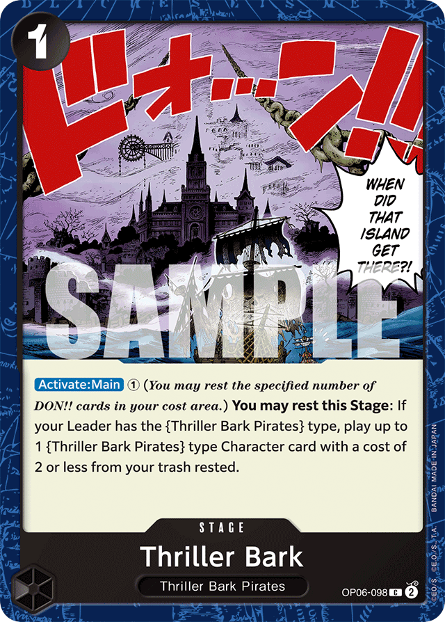 Thriller Bark - OP06-098 - Common - Wings of the Captain