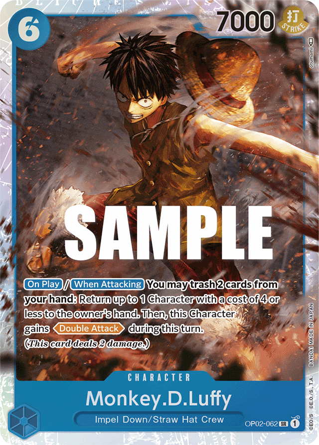 Monkey.D.Luffy - OP02-062 - Super Rare - Paramount War