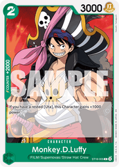 Monkey.D.Luffy - ST16-005 - Common (Reprint) - GREEN Uta