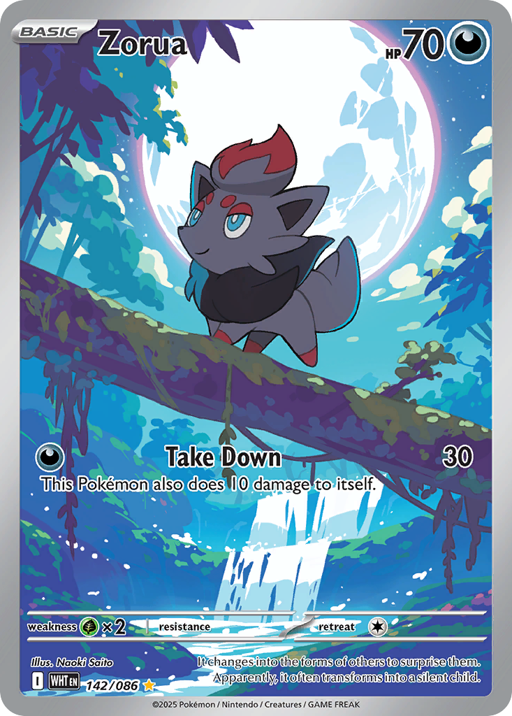 Zorua - 142/86 - White Flare