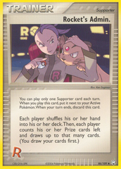Rocket's Admin. - 086/109 - Team Rocket Returns