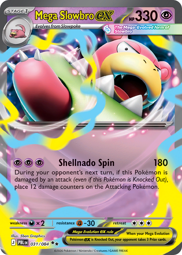 Mega Slowbro ex - 31/84 - Pitch Black