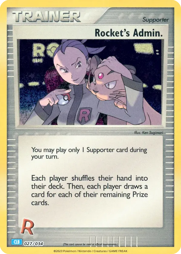 Rocket's Admin - 27/34 - Pokémon TCG Classic - Blastoise