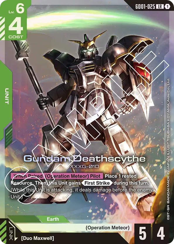 Gundam Deathscythe - GD01-025 - Legend Rare - Newtype Rising