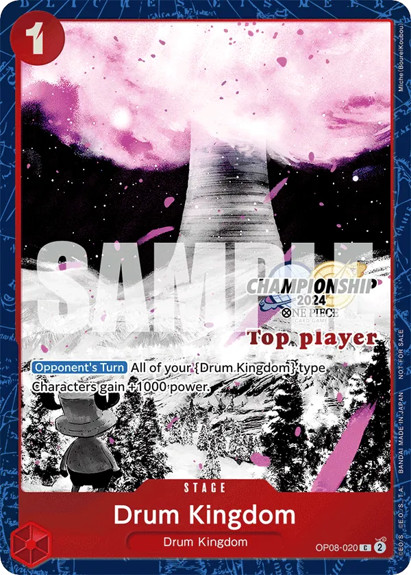 Drum Kingdom - OP08-020 - Common (Top Player Stamp Vol2) - Two Legends
