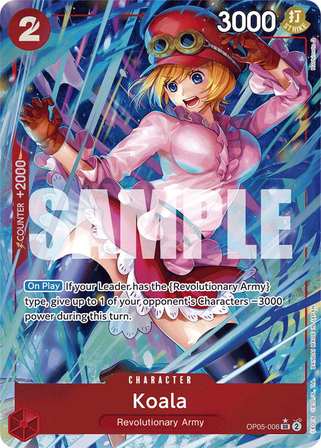 Koala - OP05-006 - Super Rare (Premium Alt Art) - Awakening of the New Era