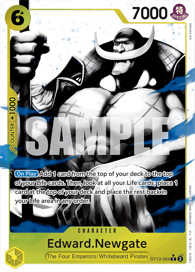 Edward.Newgate - ST13-004 - Common (Alternate Art) - Ultra Deck: The Three Brothers
