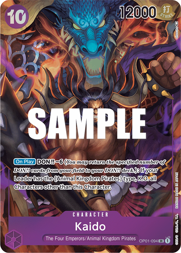 Kaido - OP01-094 - Super Rare (Alternate Art) - Romance Dawn