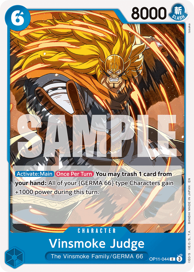 Vinsmoke Judge - OP11-044 - Common - A Fist Of Divine Speed