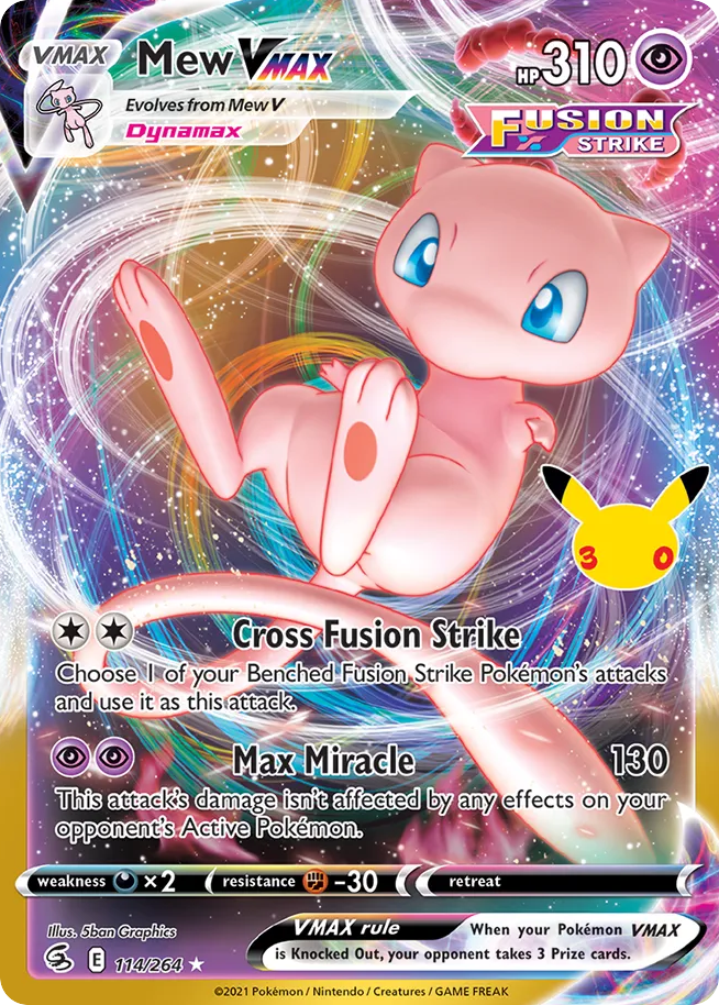 Mew VMAX - 114/264 - 30th Celebration: Classic Collection