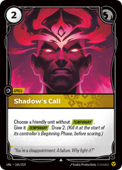 Shadow's Call - 165/219 - Uncommon - Unleashed