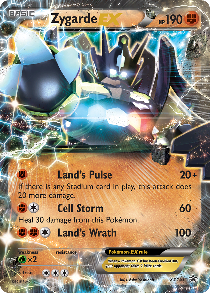 Zygarde-EX - XY151 - XY Black Star Promos