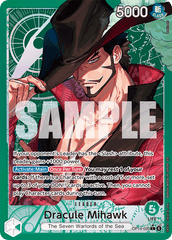 Dracule Mihawk - OP14-020 - Leader (Alternate Art) - The Azure Sea's Seven