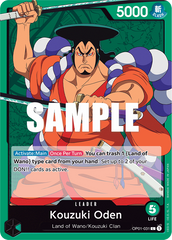 Kouzuki Oden - OP01-031 - Leader - Romance Dawn