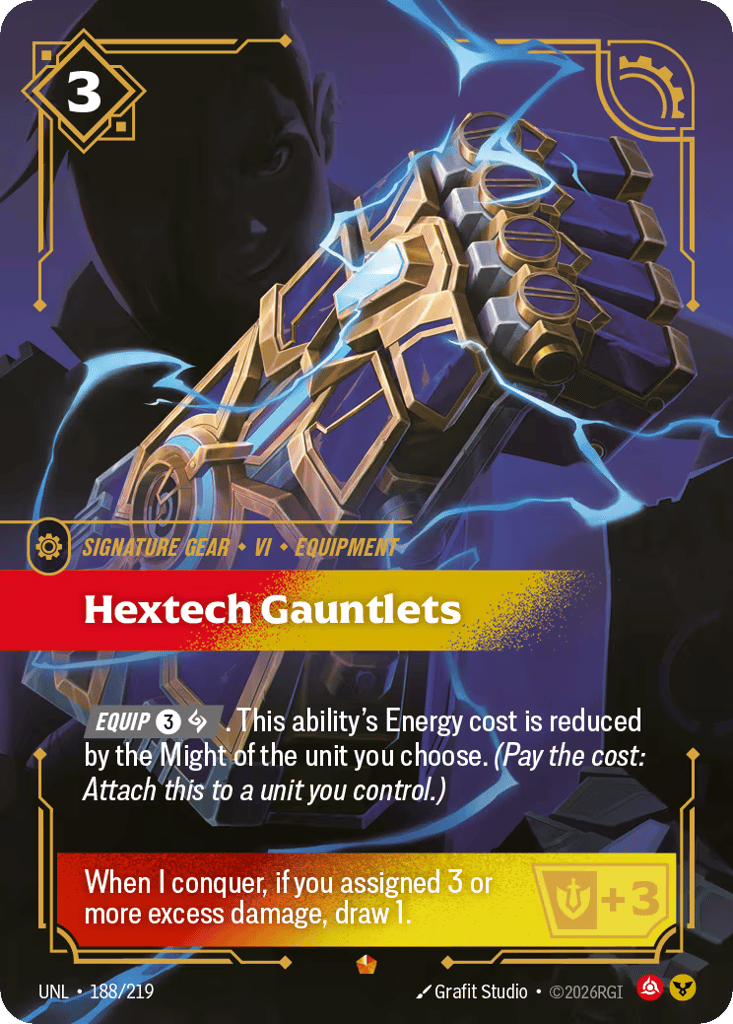 Hextech Gauntlets - 188/219 - Epic - Unleashed