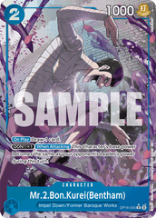 Mr.2.Bon.Kurei(Bentham) - OP16-055 - Rare (Alternate Art) - The Time Of Battle