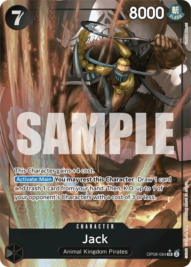 Jack - OP08-084 - Super Rare (Alternate Art) - Two Legends