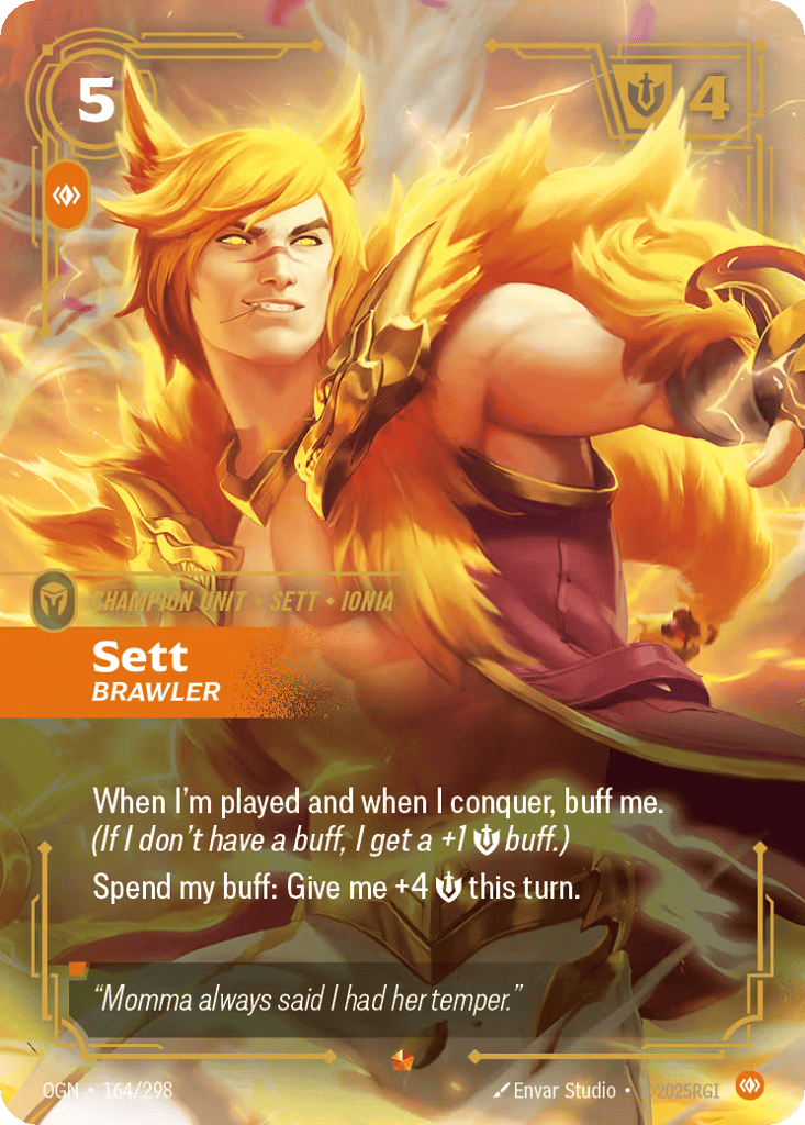 Sett, Brawler - 164/298 - Epic - Origins