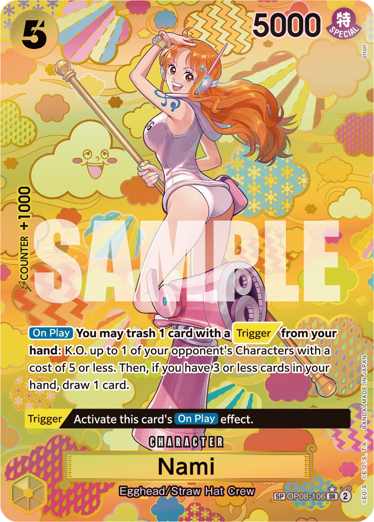 Nami - OP08-106 - Super Rare (Special Alternate Art) - Two Legends