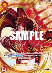 Monkey.D.Luffy - ST01-012 - Super Rare (Gold Stamp Signature) - Straw Hat Crew