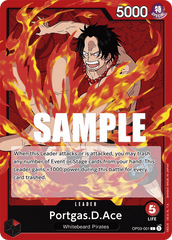 Portgas.D.Ace - OP03-001 - Leader - Pillars of Strength