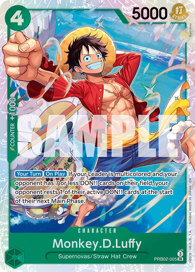 Monkey.D.Luffy - PRB02-005 - Super Rare - The Best Vol.2