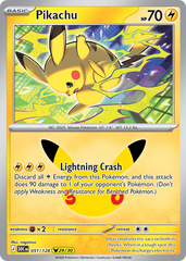 Pikachu - 051/128 - 30th Celebration
